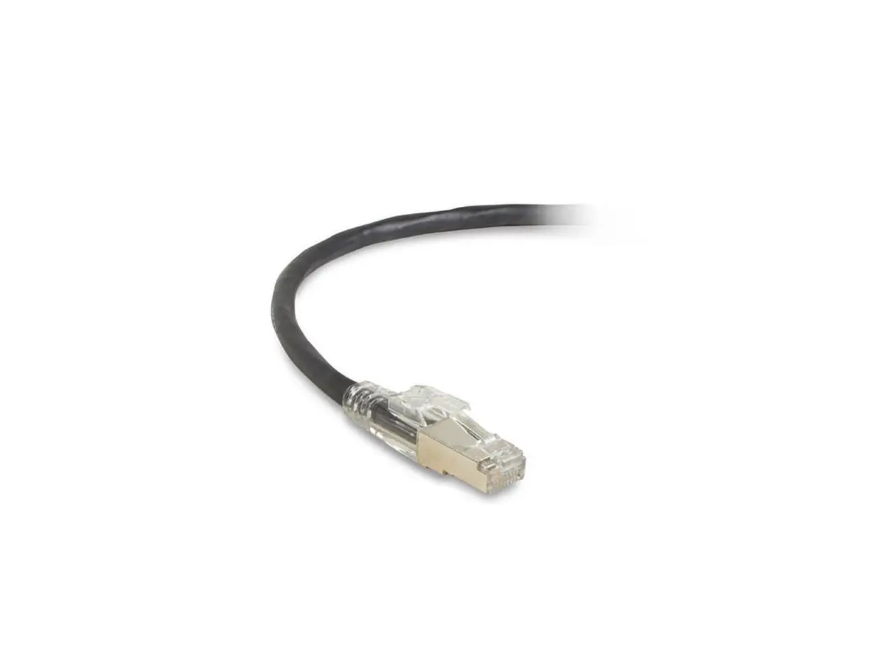 GigaTrue® 3 CAT6 250-MHz Lockable, Shielded, Stranded, Backbone PVC Cable (Sc/FTP), 6-ft. (1.8-m), Black