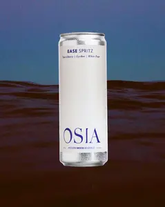 OSIA Ease Spritz - Tart Cherry Lychee White Pear Blend with Lemon Balm & Juniper Berry for Relaxation