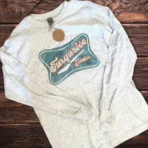 Turquoise Junkie shirt, cowgirl hoodie, western clothes, Unisex Shirt, Trendy Tee, Graphic Crewneck QOX3B