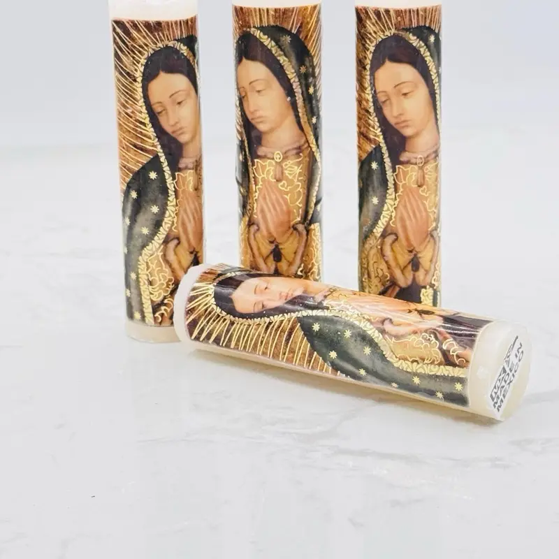 12pcs mini Cirios, Recuerdos para Bautizo confirmación y Comunión 4” inches