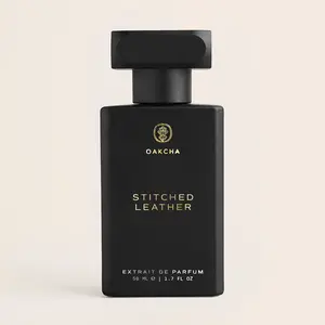 Stitched Leather – Leather Woody Extrait de Parfum | Black Leather, Cardamom & Patchouli | Unisex Fragrance