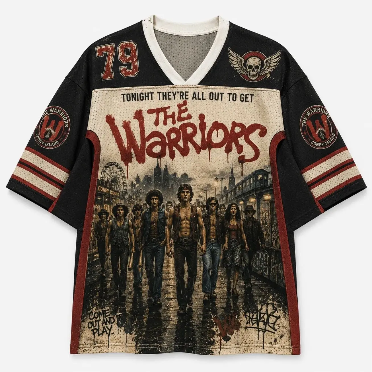 The Warriors movie Jersey Shirts PDH