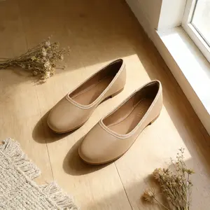 Womens Ballet Flats Round Toe Slip On Soft Lightweight Breathable Insole Outsole Suitable for Commuting Dating Walking Multi Occasion Use