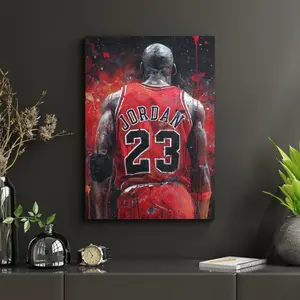 [ UNFRAMED POSTER - SALE UP TO 45% ] Chicago Basketball Poster, Sports Fan Wall Art, Minimalist Basketball Room Decor