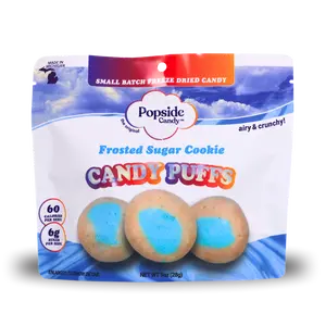 Freeze Dried Frosted Sugar Cookie Taffy - Premium Freeze Dried Candy Sweet Snack