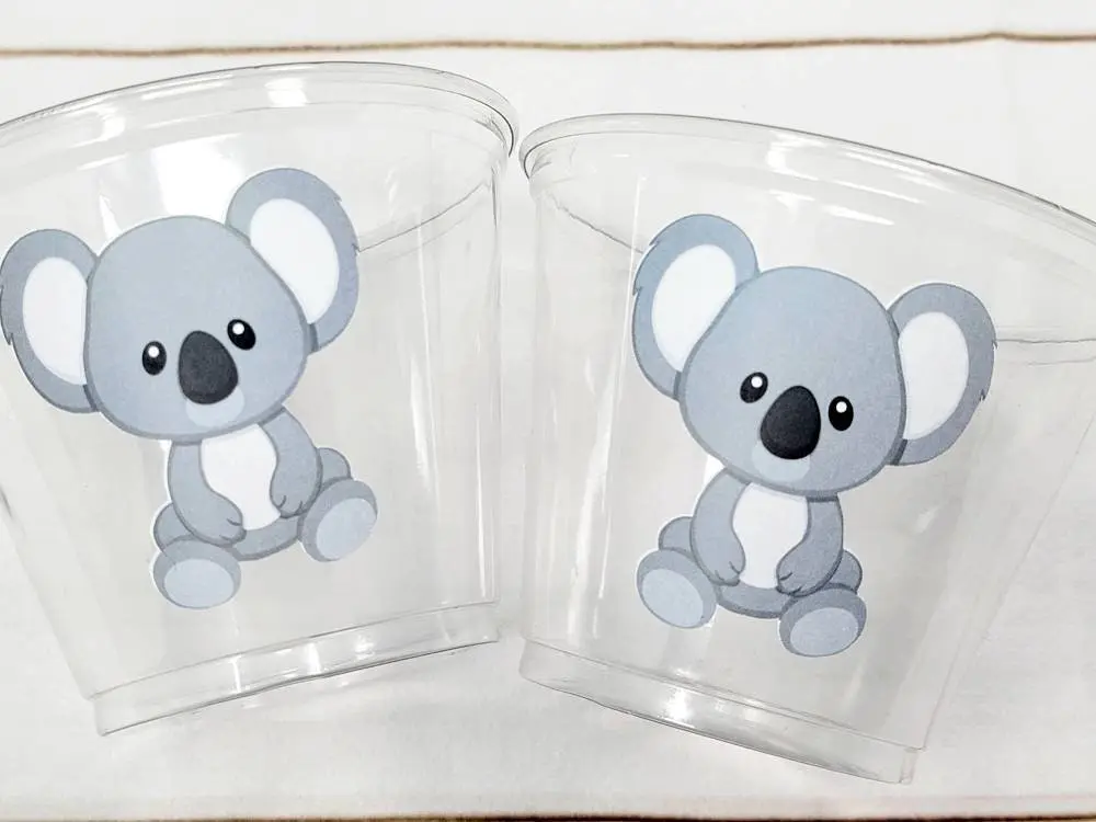 Koala Bear Party Cups, Koala Bear Treat Cups, Koala Bear Birthday, Koala Bear Party, Koala Bear Party Favors, Koala Bear Baby Shower