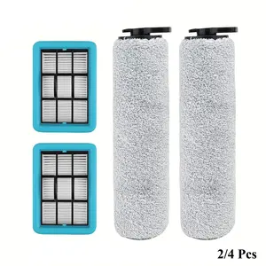 3831 Replacement Brushes and Filters for Bissell Crosswave Hard Floor Expert Vacuum 3831 HF2 3845 3847 3848, for Bissell Crosswave Replacement Parts, Accessory Kit No. B0555, 1637755, 1632973, Dust, Linoleum, Tiles, Debris, Hardwood