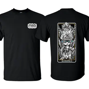 Side Action “See No Evil, Hear No Evil, Speak No Evil” Tactical Angel Operator Graphic Tee, Patriotic Military Graphic Tee, Perfect Gift for Veterans and Soldiers, Unisex Cotton Short Sleeve Shirt for Daily Wear, Outdoor Activities & Casual Street Style