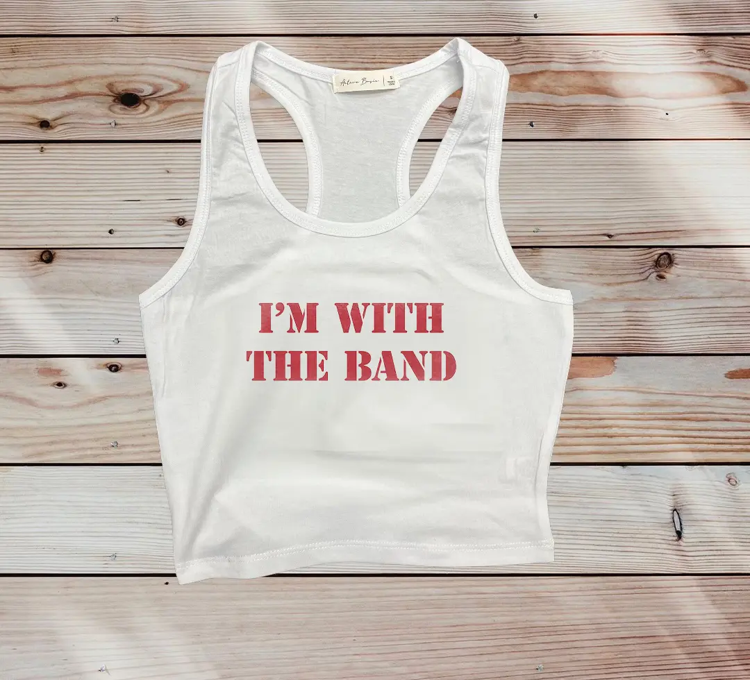 im with the band crop tank im with the band crop tank