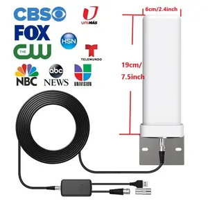 2026 Outdoor Antenna, HD 1080P Digital, Supports Iptv Channels, 5m Cable, Ultra-HD Hdtv TV Antenna, European and American Bestseller
