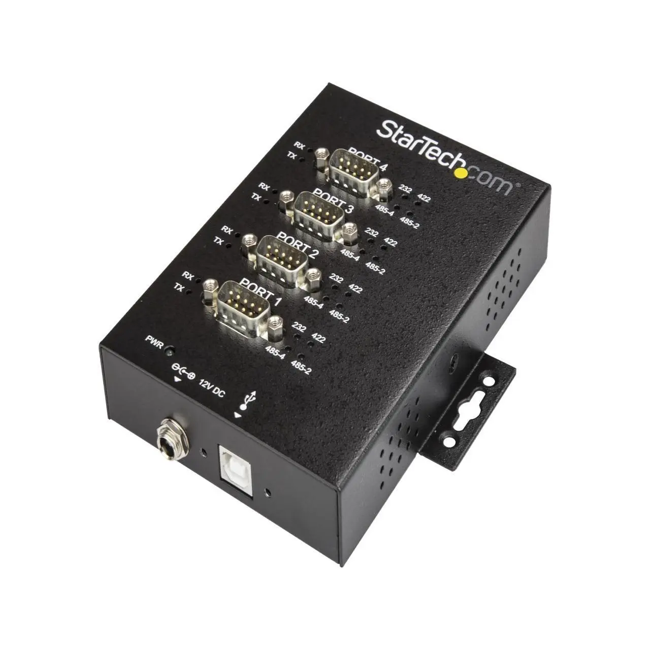 StarTech ICUSB234854I USB to RS-232/422/485 Serial Adapter - 4 Port - Industrial - 15 kV ESD Protection - USB to Serial Adapter - USB to Serial Hub
