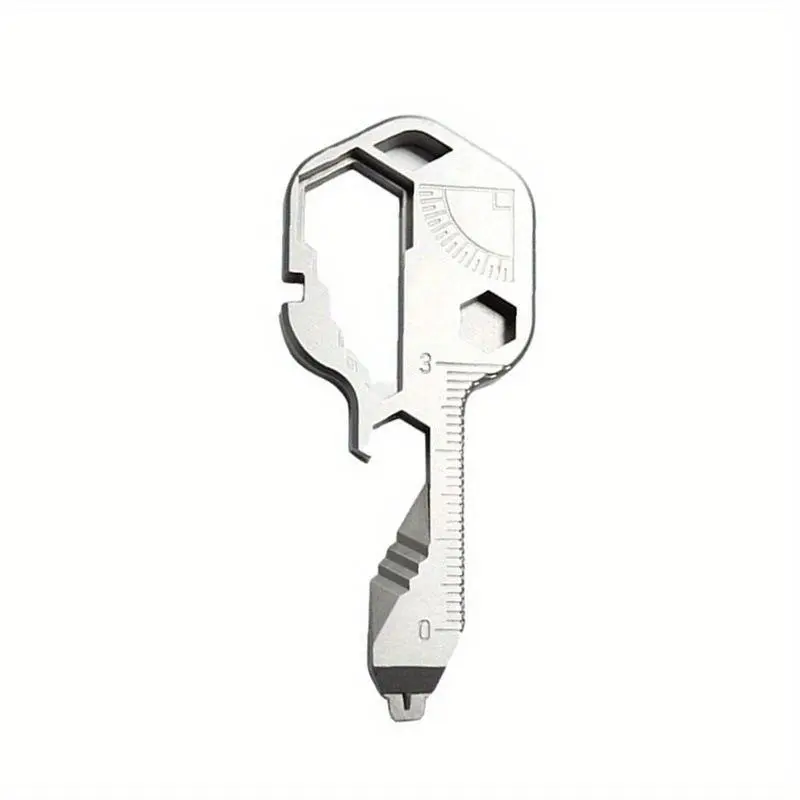 Stainless Steel Keychain Multitool, 24-in-1 EDC Tool with Stylish Design for Home and Outdoor Use, Multifunctional Key Tool for Home and Outdoor Use, Multipurpose Tool, Portable Multi Tool, Outdoor Multifunctional Tools