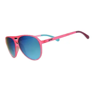 Carl Is My Co-Pilot - goodr Pink Mach G Aviator Polarized Sunglasses
