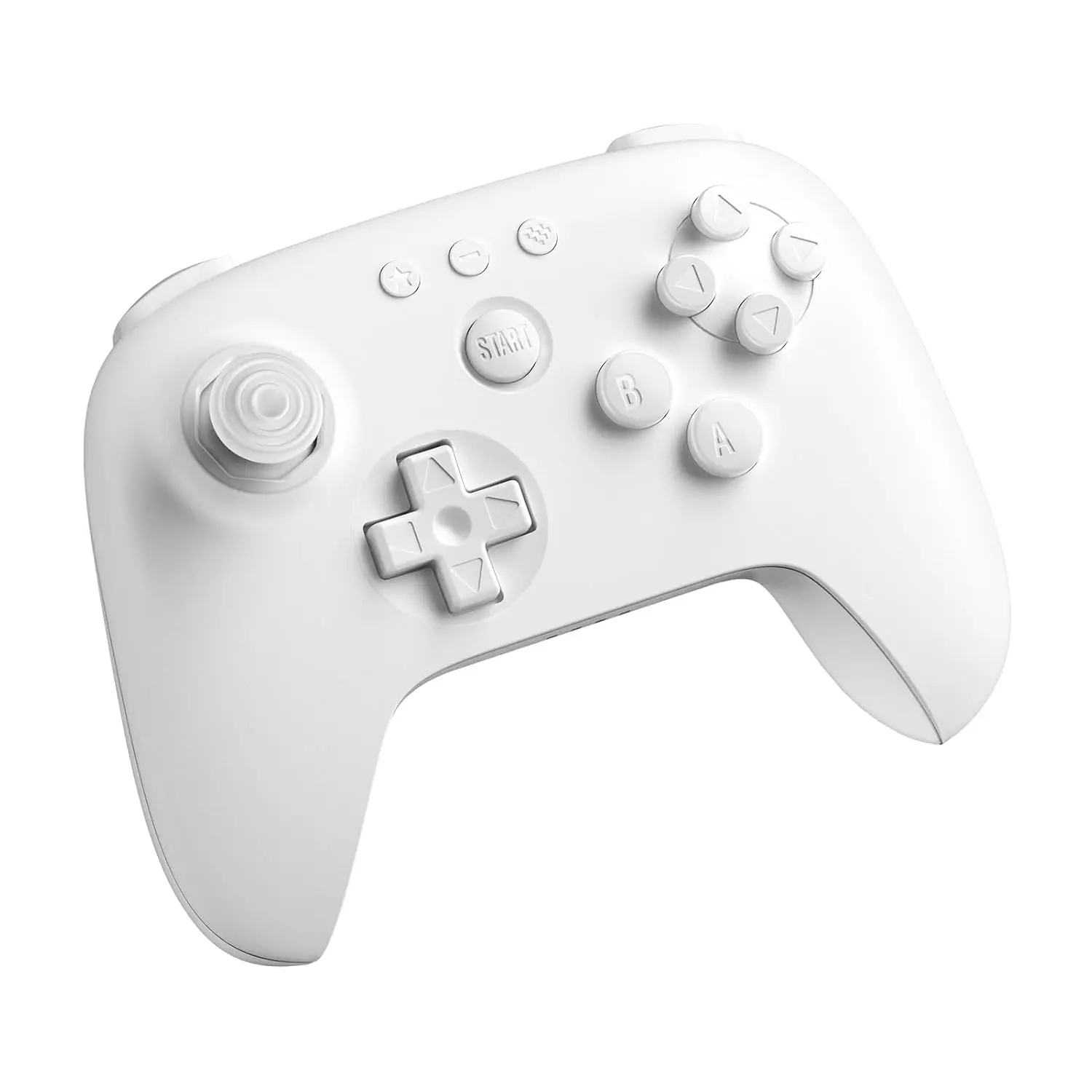8Bitdo 64 Bluetooth Controller for Analogue 3D, Switch, Switch 2, Windows, and Android - White
