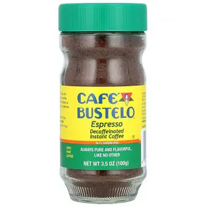 Café Bustelo Espresso, Decaffeinated Instant Coffee, 3.5 oz (100 g)