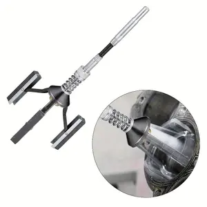 Engine cylinder honing tool - adjustable 3-stone piston honing tool with flexible shaft, honing range of 1-1/4 "to 3-1/2", used for power drill upgrade joints, Tool Accessories