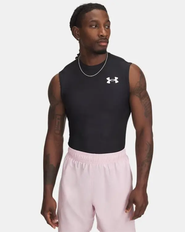 Under Armour HeatGear® OG Compression Men's Sleeveless Workout Vest Yoga Sports Vest Under Armour HeatGear® OG Compression Men's Sleeveless Workout Vest Yoga Sports Vest