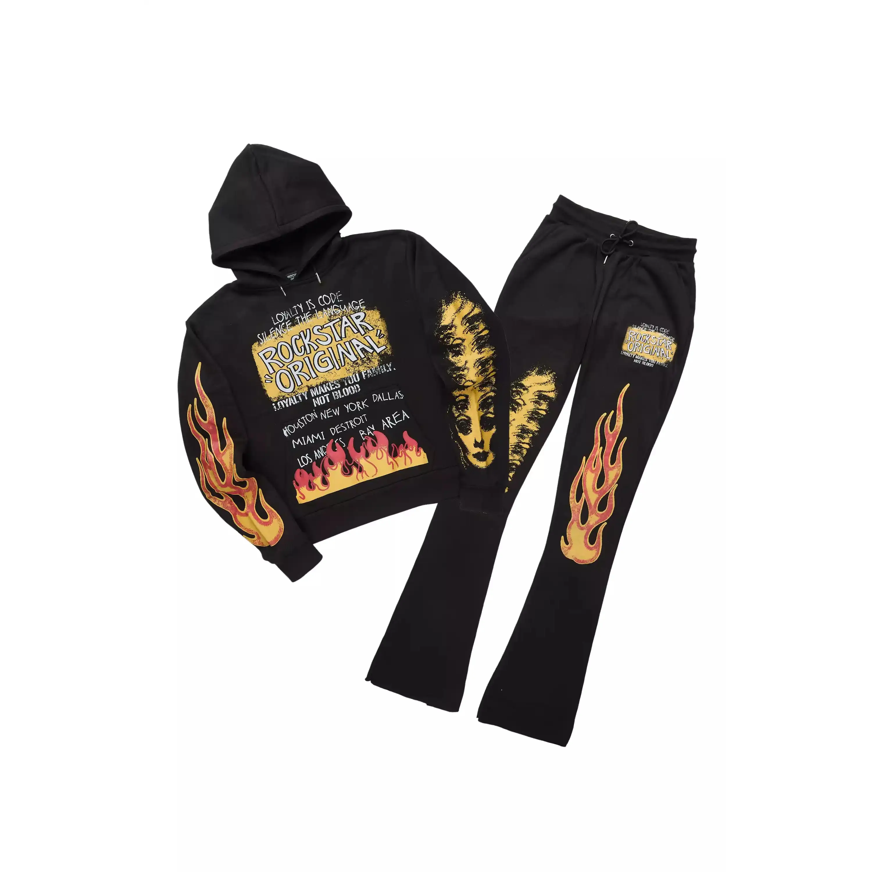 Marcey Black/Yellow Super Stacked Trackset