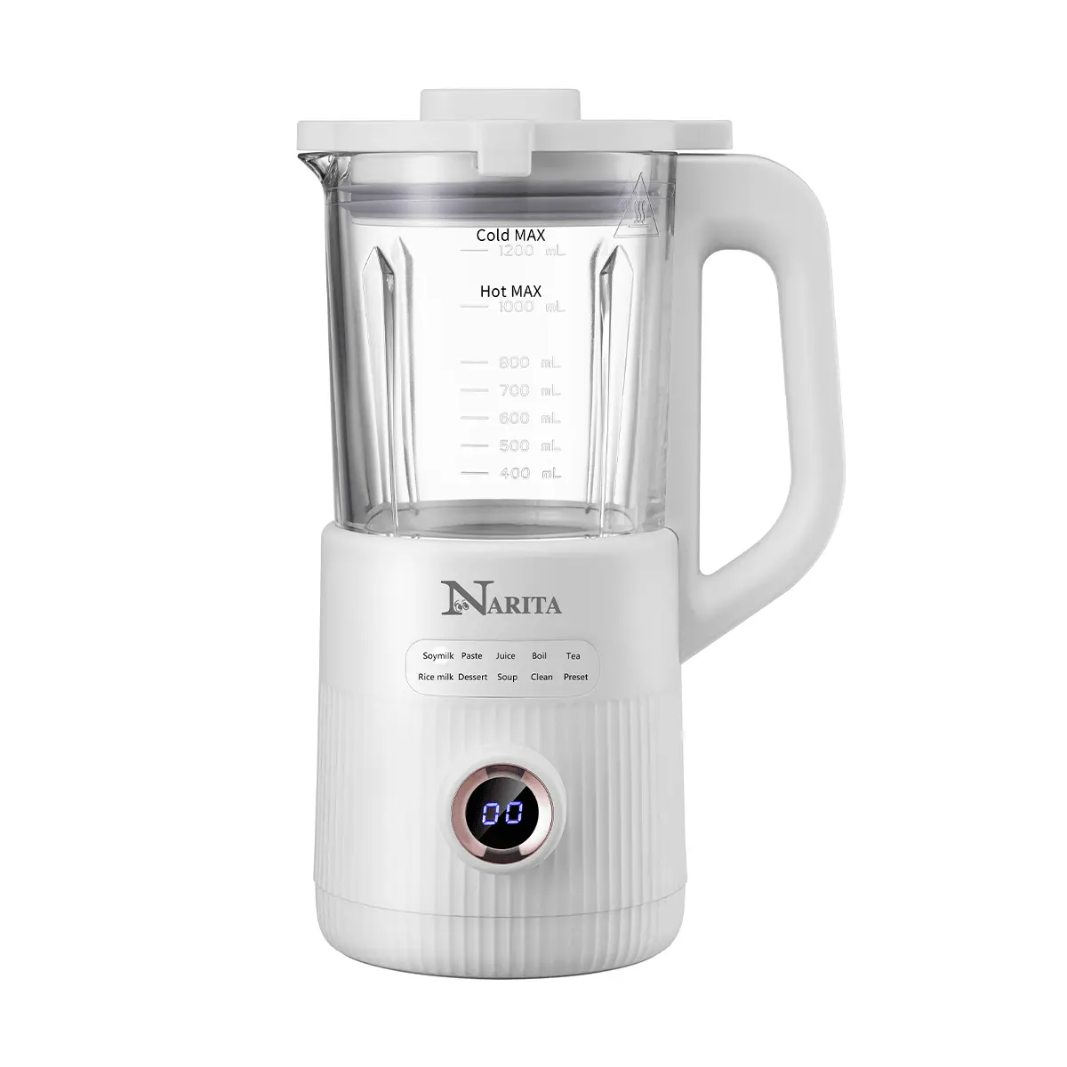 NARITA 1.2L Automatic Multi-Functional Heating Blender (NSM-866) - Blender Cup, Powerful Juicer Machine, Soy Milk Maker for Healthy Meals, Fresh Juices for Individuals, Home Multifunction Juicer