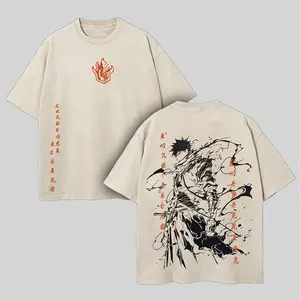 Bleach Ichigo Kurosaki Printed Unisex Washed T-Shirt17