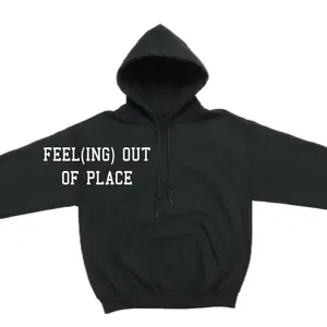 Women's Graphics Cotton-Polyester Long-Sleeve Casual Hoodie - Comfortable 1-Piece Out-of-Place Themed Top, Graphics Women's Hoodies