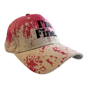 Im Fine Hat Funny Sarcastic Special Effect Graphic Novelty Blood Stain Cap Funny Hats Funny offensive Novelty Caps for Men Multi - Im Standard Im Fine Hat Funny Sarcastic Special Effect Graphic Novelty Blood Stain Cap Funny Hats Funny offensive Novelty Caps for Men Multi - Im Standard