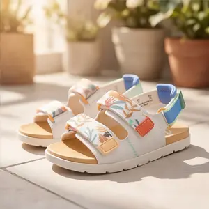 Kids' LED Light-Up Casual Sandals - Adjustable Footwear Strap Slides, Cushioned Heel Pad, Flexible Non-Slip TPR Sole, Open Toe, Bowknot Design, Everyday Shoes for Beach Outdoor Play, Beach Stuff Flip Flops