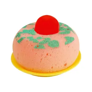 Makka Pakka Bath Sponge, Soft & Gentle Exfoliating Puff with High Absorbency, Bath Cleaning Accessory for Shower & Soap Application