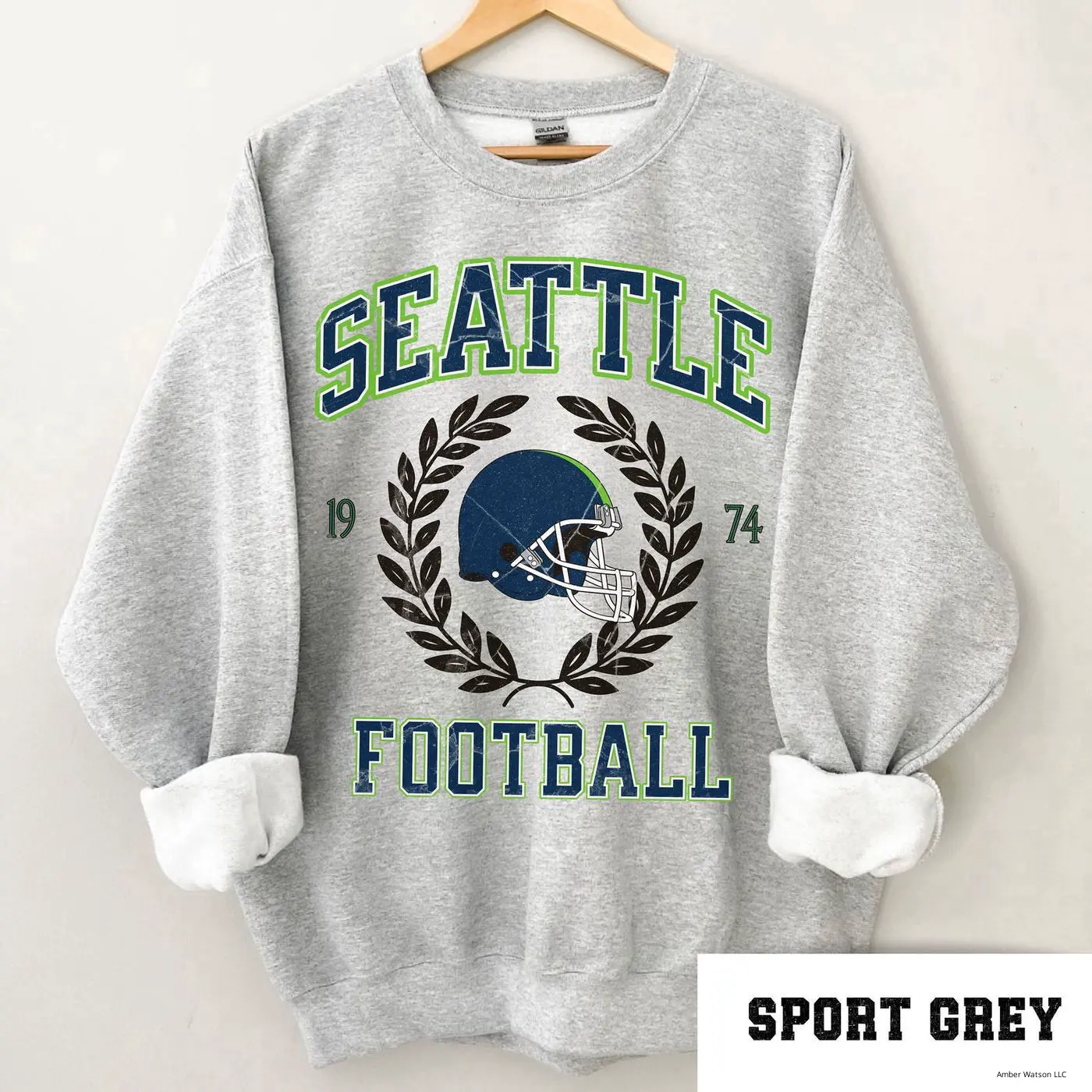 Seattle Football Sweatshirt, Seahawks Sweatshirt, Vintage Seattle Football Crewneck, Seattle T-Shirt, Retro Seattle Football, Gift For
