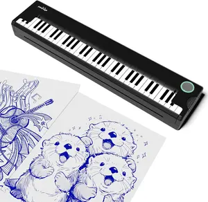 Tattoo Stencil Printer – Pino Wireless  Compact Thermal Tattoo Machine with Inkless Technology, 10pcs Transfer Paper, Compatible with Phone, Tablet & PC,Tattoo Supplies for Tattoo Artists & Beginners