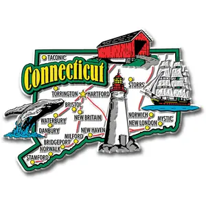 Connecticut Jumbo State Magnet by Classic Magnets