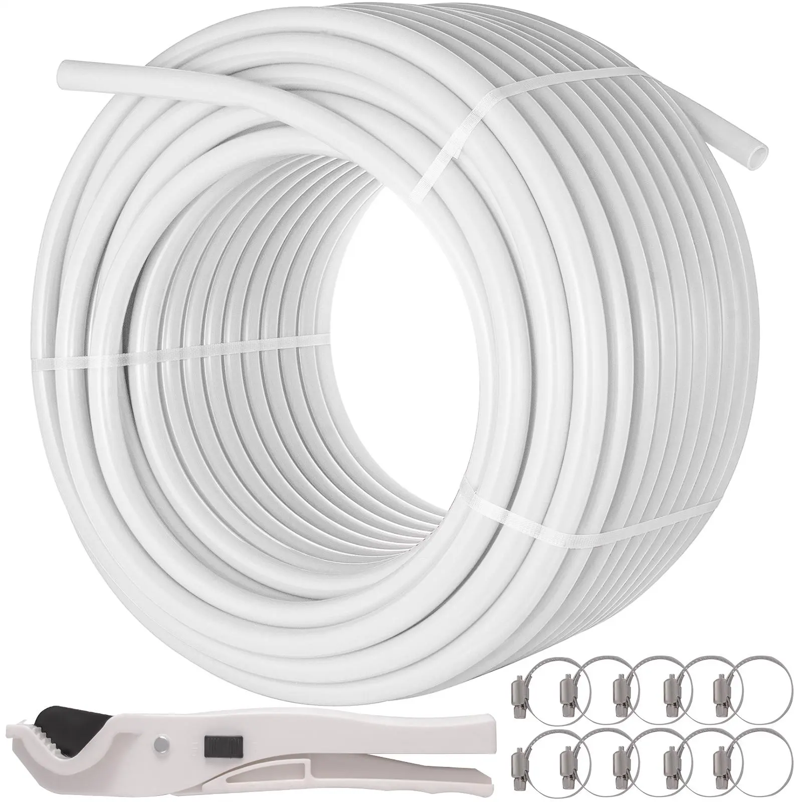 【Summerfinds】VEVOR PEX Potable Water Tubing Pipe 3/4" 300 Feet White