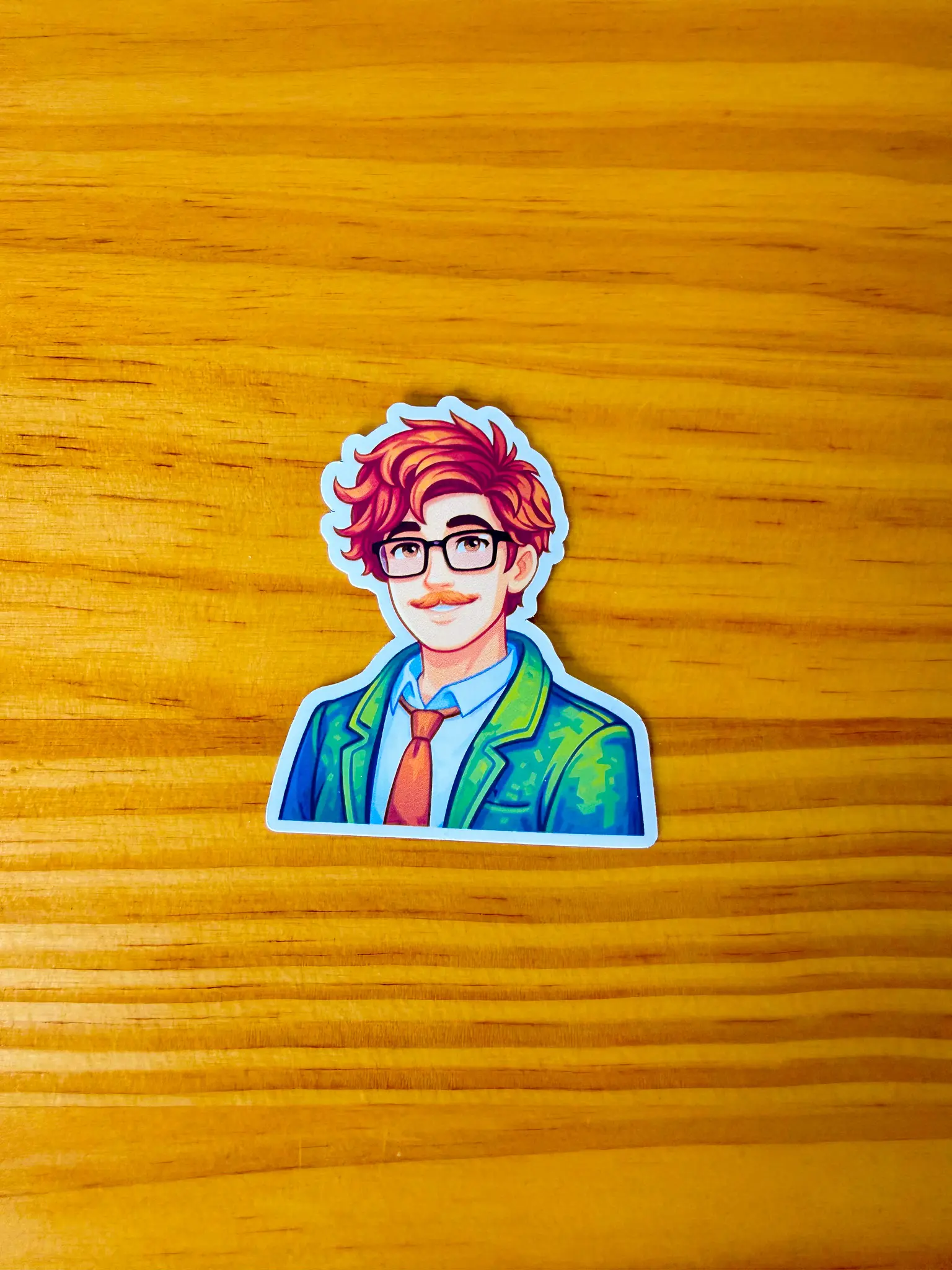 Stardew Valley Harvey Sticker Pack - Set of 4 Vinyl Gamer Stickers | Cozy Game Fan Art Gift