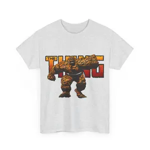 SThe Thing T-Shirt - John Byrne Art - Fantastic Four - Ben Grimm, Graphic tees, Streetwear, Men gifts, Short sleeve, cotton, Top, Menswear