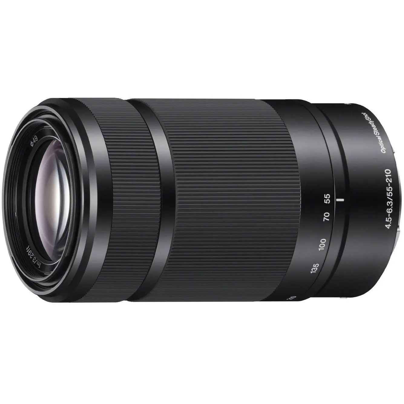 Sony SEL55210 E-Mount Camera Lens - 55-210mm Zoom, Black Metal Photography Equipment, Zoom Lens