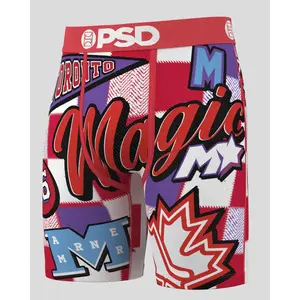 PSD Mens Mitch Marner - Magic Boxer Brief - Standard Length 7 Inch Inseam, Soft and Breathable Poly Blend Fabric