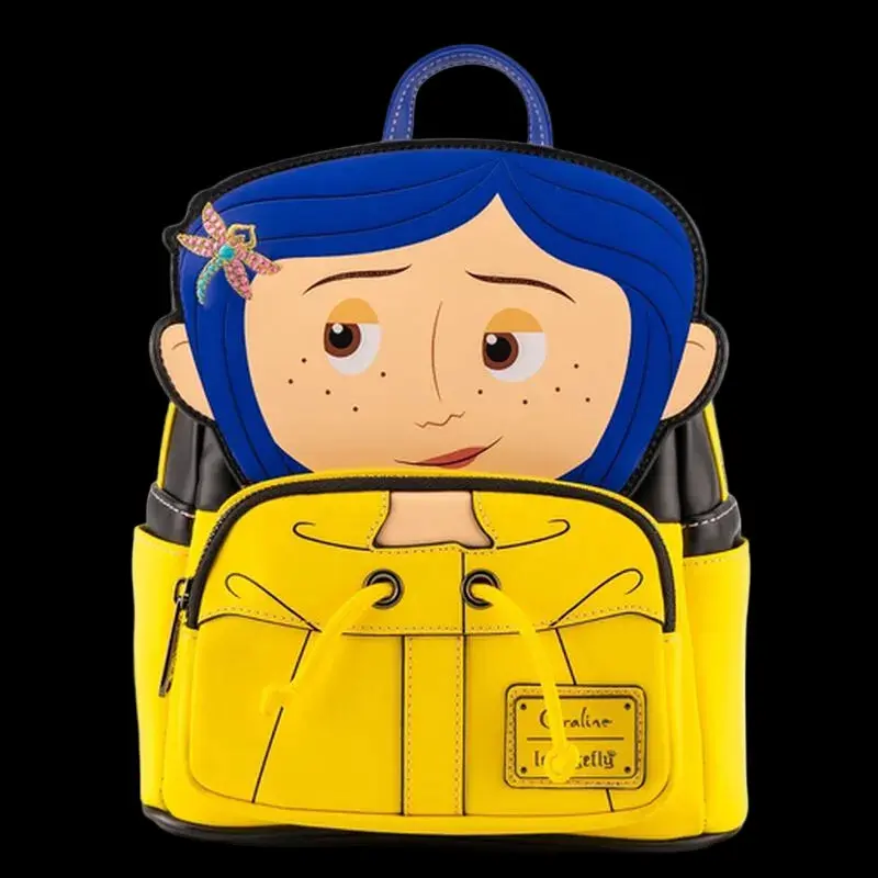 Coraline Raincoat Cosplay Mini Backpack Loungefly