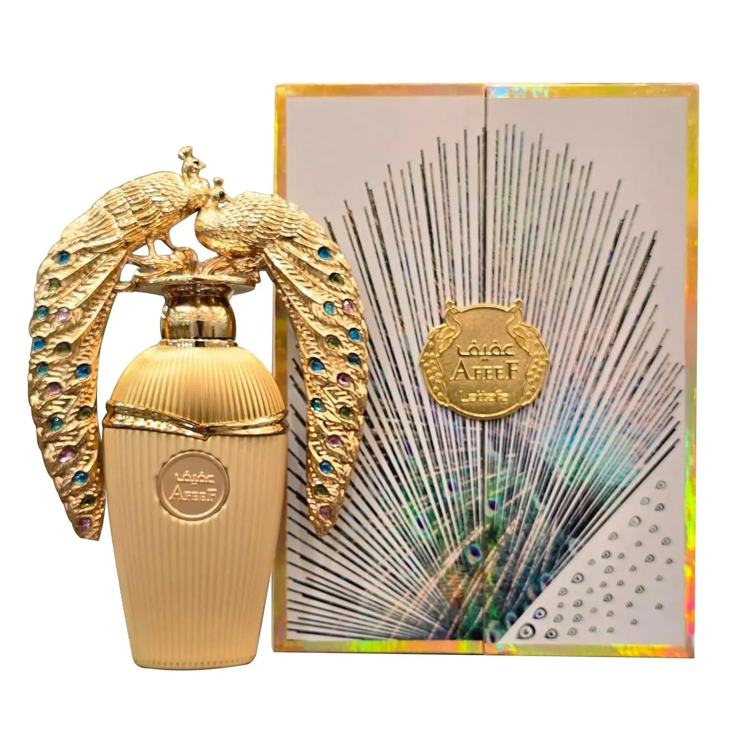 Lattafa Afeef Unisex Eau de Parfum Spray, 3.4 oz/100 ml Floral Woody Aromatic Fragrance, Aromatic Woody Floral