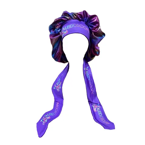 Unikorn Rainbow Satin Bonnet