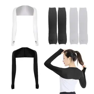 2 Pack Sun Protection Arm Wraps, Shawls, UV Protection, UV Protection, Cooling Arm Wraps, Cooling Shawls for Cycling, Driving, Golfing, Hiking