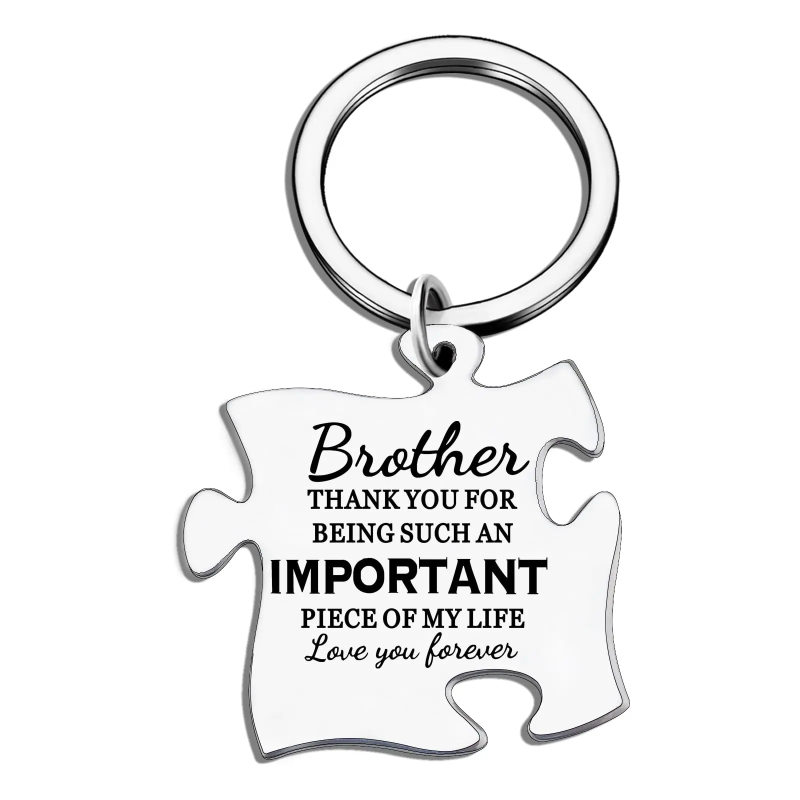 Davrock Gifts for Brother Adult Brother Keychain Gifts from Sister Big Brother Birthday Gifts For Brothers from Sisters Gift