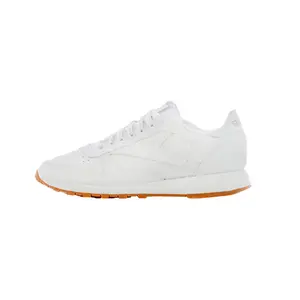 Reebok Classic Leather Men's Sports Shoes - White, Closed, Casual Footwear for Training and Athletic Use