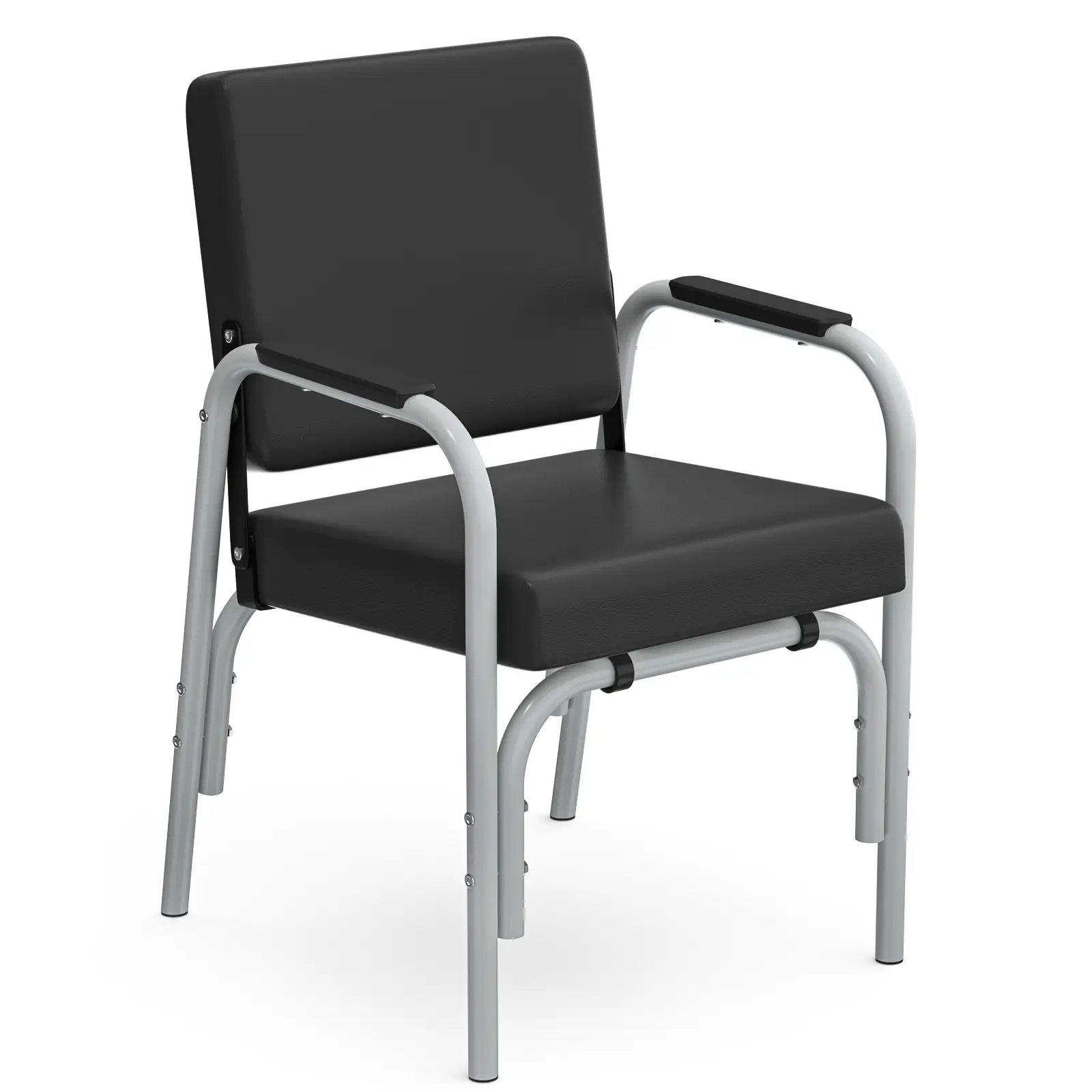 Reclining Shampoo Chair Portable Salon Chair Shampoo Bowl Adjustable Barber Chair Barbershop Reclining Chairs Heavy Duty Chrome Arms Extra Thick Seat Backrest Client Comfort