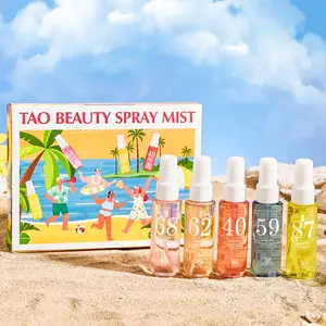 Fruity Scented Set (40ML X 4/5 Pcs) Great Scent Spray Fragrance for Hair Body Clothes, Fragrance Gift Bundle, Portable Travel Size, Perfect Gift for Love