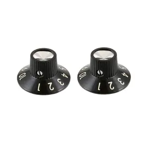 Allparts Black Amp Knobs (2 pcs)