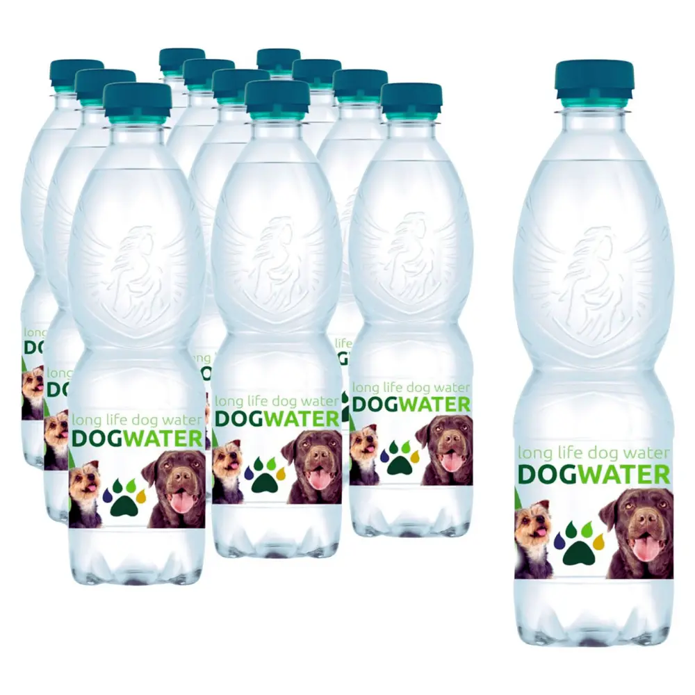 Long Life Dog Water – Premium pH-Balanced Spring Water for Dogs, 16.9 oz x12, Electrolyte-Enhanced, Mineral-Free, Supports Daily Hydration & Longevity