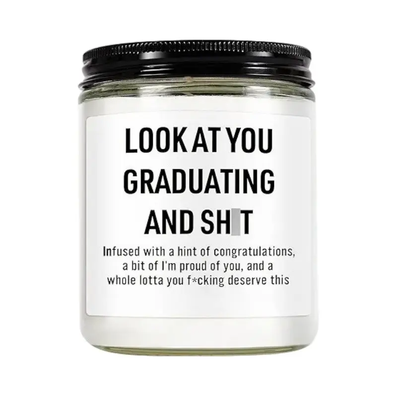 Funny Grad Candle, 2026 Graduation Gifts for Her, Him, Novelty Gag Humor Gift, Graduate Gifts - College, High School, Masters Degree, Phd, Law School, Nursing & Nurse Graduation Gifts for Women, Men, Graduating Decoration, Decorative Gift