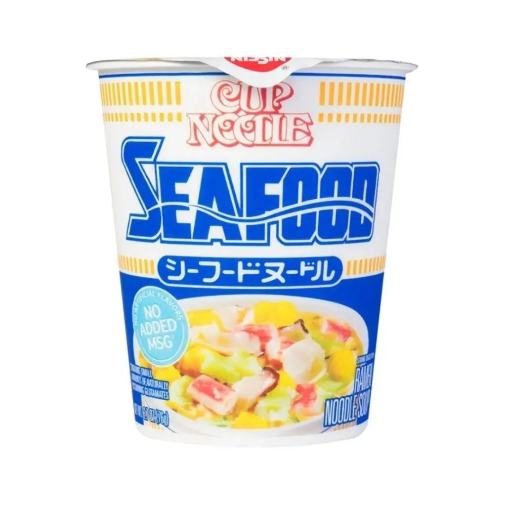 Nissin Instant Seafood Flavor Cup Noodles - 76g