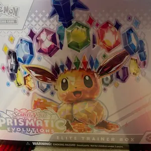 Prismatic Evolution ETB Elite Trainer Box - Sealed, Collectible Card Game, Suitable for Ages 3 and Up