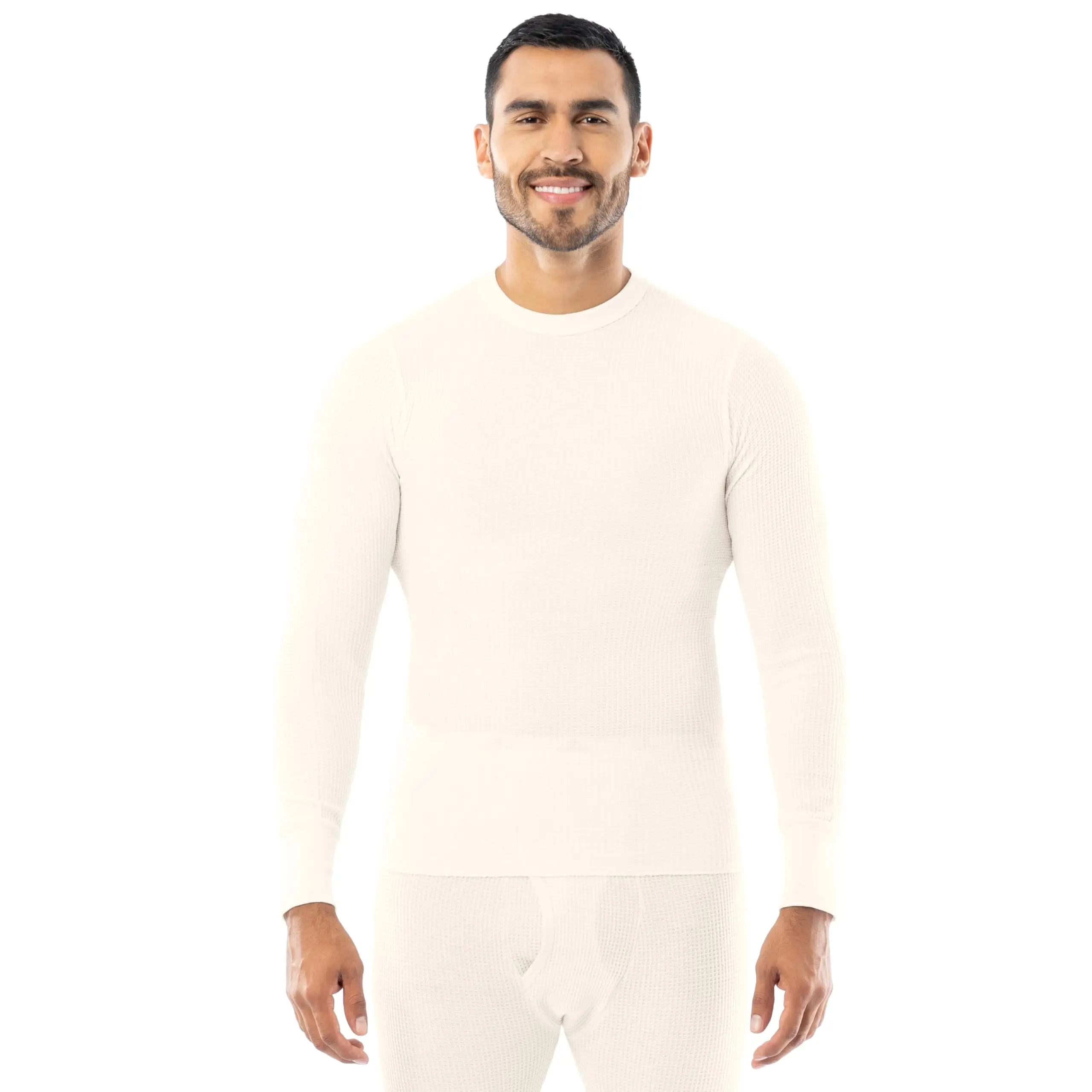 Men's Traditional Waffle Thermal Underwear Long Sleeve Shirt
